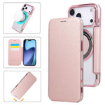 เคสโทรศัพท์หนังวีแกนชุบแม่เหล็กบางพิเศษ สำหรับ iPhone 17 Pro Max, สำหรับ iPhone 17 Pro, สำหรับ iPhone 17, สำหรับ iPhone Air, สำหรับ iPhone 16e, สำหรับ iPhone 16 Pro Max