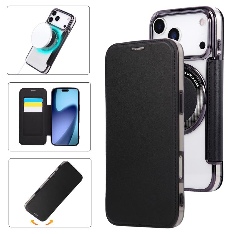 เคสโทรศัพท์หนังวีแกนชุบแม่เหล็กบางพิเศษ สำหรับ iPhone 17 Pro Max, สำหรับ iPhone 17 Pro, สำหรับ iPhone 17, สำหรับ iPhone Air, สำหรับ iPhone 16e, สำหรับ iPhone 16 Pro Max