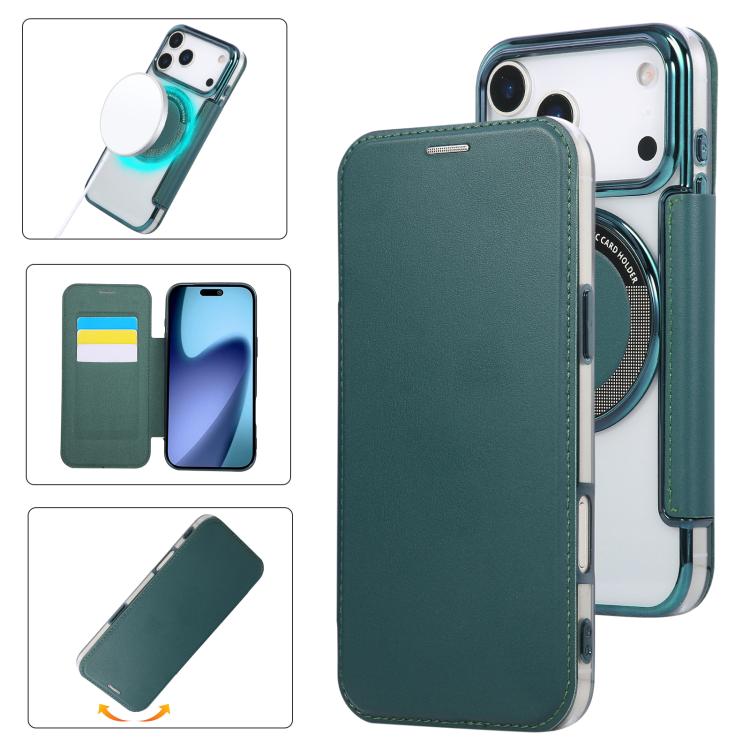 เคสโทรศัพท์หนังวีแกนชุบแม่เหล็กบางพิเศษ สำหรับ iPhone 17 Pro Max, สำหรับ iPhone 17 Pro, สำหรับ iPhone 17, สำหรับ iPhone Air, สำหรับ iPhone 16e, สำหรับ iPhone 16 Pro Max