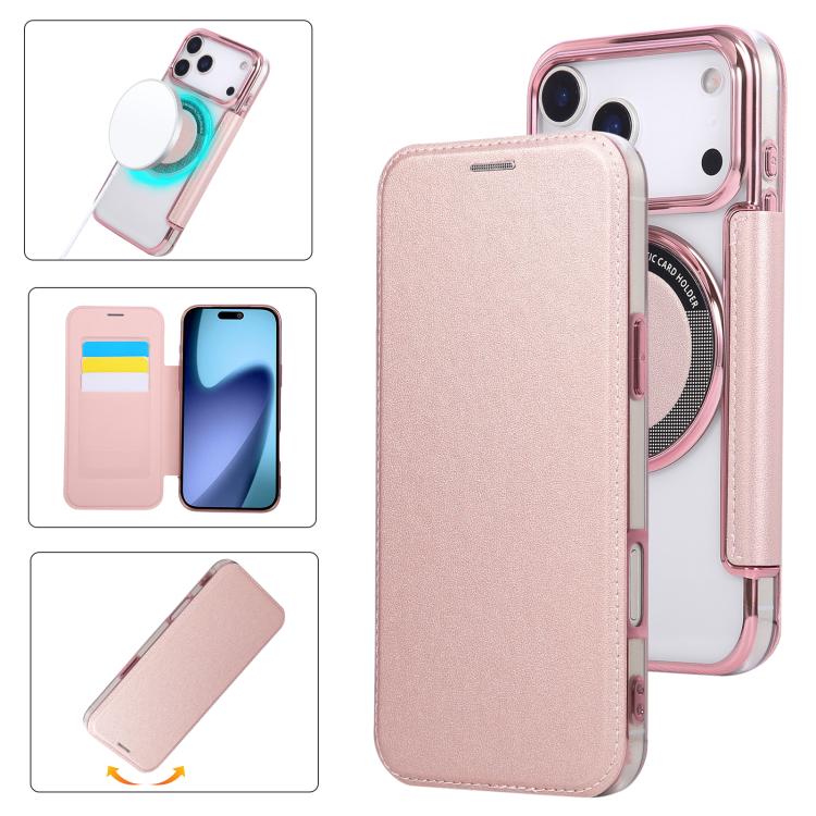 เคสโทรศัพท์หนังวีแกนชุบแม่เหล็กบางพิเศษ สำหรับ iPhone 17 Pro Max, สำหรับ iPhone 17 Pro, สำหรับ iPhone 17, สำหรับ iPhone Air, สำหรับ iPhone 16e, สำหรับ iPhone 16 Pro Max