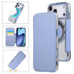 เคสโทรศัพท์หนังวีแกนชุบแม่เหล็กบางพิเศษ สำหรับ iPhone 17 Pro Max, สำหรับ iPhone 17 Pro, สำหรับ iPhone 17, สำหรับ iPhone Air, สำหรับ iPhone 16e, สำหรับ iPhone 16 Pro Max