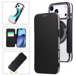 เคสโทรศัพท์หนังวีแกนชุบแม่เหล็กบางพิเศษ สำหรับ iPhone 17 Pro Max, สำหรับ iPhone 17 Pro, สำหรับ iPhone 17, สำหรับ iPhone Air, สำหรับ iPhone 16e, สำหรับ iPhone 16 Pro Max