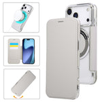 เคสโทรศัพท์หนังวีแกนชุบแม่เหล็กบางพิเศษ สำหรับ iPhone 17 Pro Max, สำหรับ iPhone 17 Pro, สำหรับ iPhone 17, สำหรับ iPhone Air, สำหรับ iPhone 16e, สำหรับ iPhone 16 Pro Max