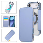 เคสโทรศัพท์หนังวีแกนชุบแม่เหล็กบางพิเศษ สำหรับ iPhone 17 Pro Max, สำหรับ iPhone 17 Pro, สำหรับ iPhone 17, สำหรับ iPhone Air, สำหรับ iPhone 16e, สำหรับ iPhone 16 Pro Max