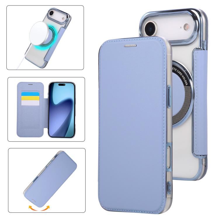 เคสโทรศัพท์หนังวีแกนชุบแม่เหล็กบางพิเศษ สำหรับ iPhone 17 Pro Max, สำหรับ iPhone 17 Pro, สำหรับ iPhone 17, สำหรับ iPhone Air, สำหรับ iPhone 16e, สำหรับ iPhone 16 Pro Max