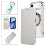 เคสโทรศัพท์หนังวีแกนชุบแม่เหล็กบางพิเศษ สำหรับ iPhone 17 Pro Max, สำหรับ iPhone 17 Pro, สำหรับ iPhone 17, สำหรับ iPhone Air, สำหรับ iPhone 16e, สำหรับ iPhone 16 Pro Max