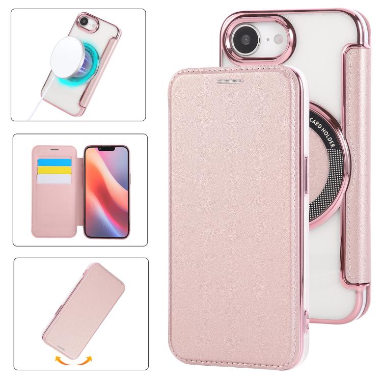 เคสโทรศัพท์หนังวีแกนชุบแม่เหล็กบางพิเศษ สำหรับ iPhone 17 Pro Max, สำหรับ iPhone 17 Pro, สำหรับ iPhone 17, สำหรับ iPhone Air, สำหรับ iPhone 16e, สำหรับ iPhone 16 Pro Max