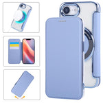 เคสโทรศัพท์หนังวีแกนชุบแม่เหล็กบางพิเศษ สำหรับ iPhone 17 Pro Max, สำหรับ iPhone 17 Pro, สำหรับ iPhone 17, สำหรับ iPhone Air, สำหรับ iPhone 16e, สำหรับ iPhone 16 Pro Max