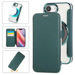 เคสโทรศัพท์หนังวีแกนชุบแม่เหล็กบางพิเศษ สำหรับ iPhone 17 Pro Max, สำหรับ iPhone 17 Pro, สำหรับ iPhone 17, สำหรับ iPhone Air, สำหรับ iPhone 16e, สำหรับ iPhone 16 Pro Max