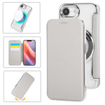 เคสโทรศัพท์หนังวีแกนชุบแม่เหล็กบางพิเศษ สำหรับ iPhone 17 Pro Max, สำหรับ iPhone 17 Pro, สำหรับ iPhone 17, สำหรับ iPhone Air, สำหรับ iPhone 16e, สำหรับ iPhone 16 Pro Max