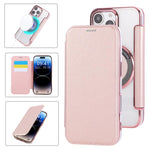 เคสโทรศัพท์หนังวีแกนชุบแม่เหล็กบางพิเศษ สำหรับ iPhone 16 Pro, สำหรับ iPhone 16 Plus, สำหรับ iPhone 16, สำหรับ iPhone 15 Pro Max, สำหรับ iPhone 15 Pro, สำหรับ iPhone 15 Plus / 14 Plus