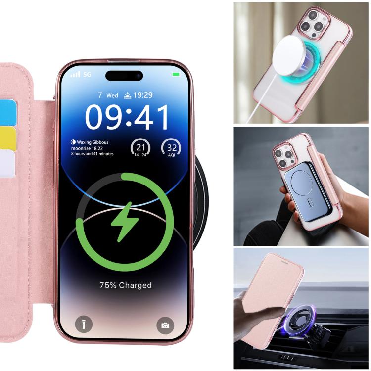 เคสโทรศัพท์หนังวีแกนชุบแม่เหล็กบางพิเศษ สำหรับ iPhone 16 Pro, สำหรับ iPhone 16 Plus, สำหรับ iPhone 16, สำหรับ iPhone 15 Pro Max, สำหรับ iPhone 15 Pro, สำหรับ iPhone 15 Plus / 14 Plus