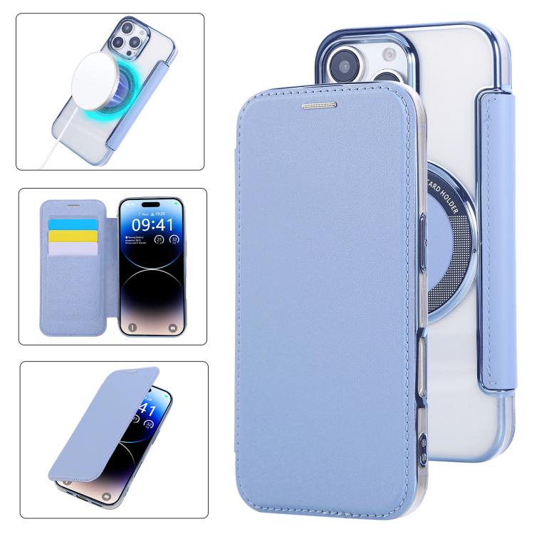 เคสโทรศัพท์หนังวีแกนชุบแม่เหล็กบางพิเศษ สำหรับ iPhone 16 Pro, สำหรับ iPhone 16 Plus, สำหรับ iPhone 16, สำหรับ iPhone 15 Pro Max, สำหรับ iPhone 15 Pro, สำหรับ iPhone 15 Plus / 14 Plus