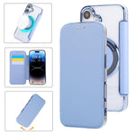 เคสโทรศัพท์หนังวีแกนชุบแม่เหล็กบางพิเศษ สำหรับ iPhone 16 Pro, สำหรับ iPhone 16 Plus, สำหรับ iPhone 16, สำหรับ iPhone 15 Pro Max, สำหรับ iPhone 15 Pro, สำหรับ iPhone 15 Plus / 14 Plus
