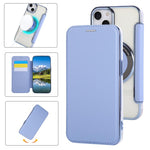 เคสโทรศัพท์หนังวีแกนชุบแม่เหล็กบางพิเศษ สำหรับ iPhone 15, สำหรับ iPhone 14 / 13, สำหรับ iPhone 14 Pro, สำหรับ iPhone 14 Pro Max, สำหรับ iPhone 13 Pro Max, สำหรับ iPhone 13 Pro