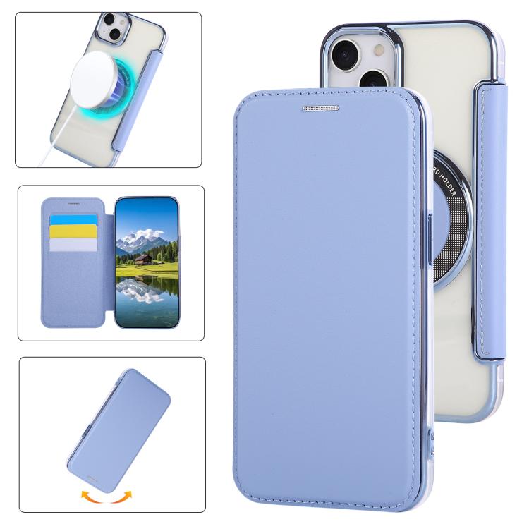 เคสโทรศัพท์หนังวีแกนชุบแม่เหล็กบางพิเศษ สำหรับ iPhone 15, สำหรับ iPhone 14 / 13, สำหรับ iPhone 14 Pro, สำหรับ iPhone 14 Pro Max, สำหรับ iPhone 13 Pro Max, สำหรับ iPhone 13 Pro