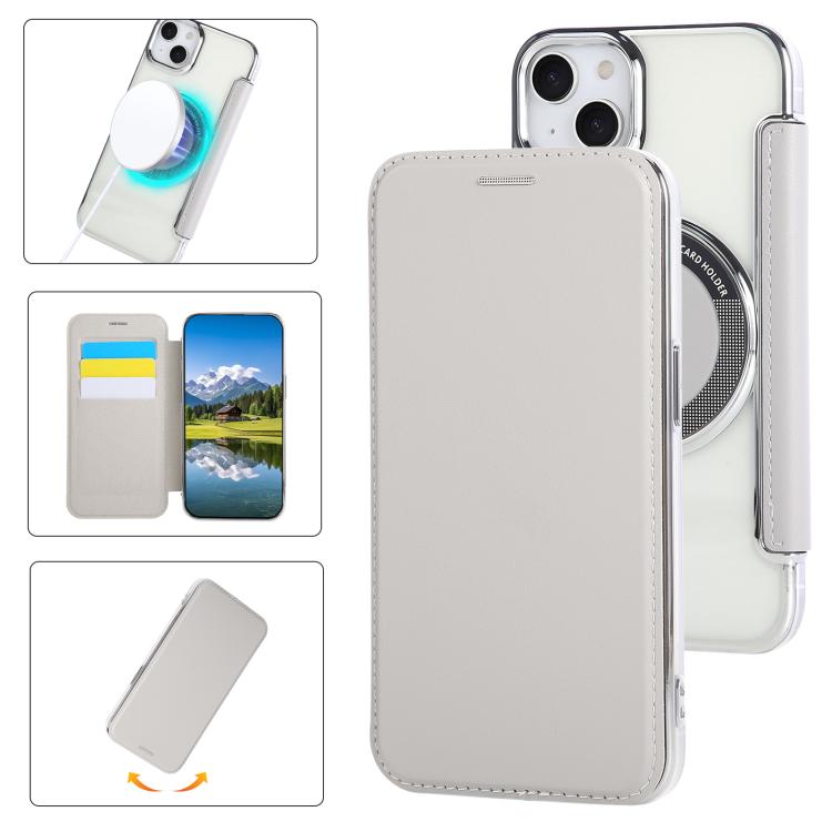 เคสโทรศัพท์หนังวีแกนชุบแม่เหล็กบางพิเศษ สำหรับ iPhone 15, สำหรับ iPhone 14 / 13, สำหรับ iPhone 14 Pro, สำหรับ iPhone 14 Pro Max, สำหรับ iPhone 13 Pro Max, สำหรับ iPhone 13 Pro