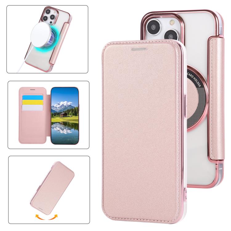เคสโทรศัพท์หนังวีแกนชุบแม่เหล็กบางพิเศษ สำหรับ iPhone 15, สำหรับ iPhone 14 / 13, สำหรับ iPhone 14 Pro, สำหรับ iPhone 14 Pro Max, สำหรับ iPhone 13 Pro Max, สำหรับ iPhone 13 Pro