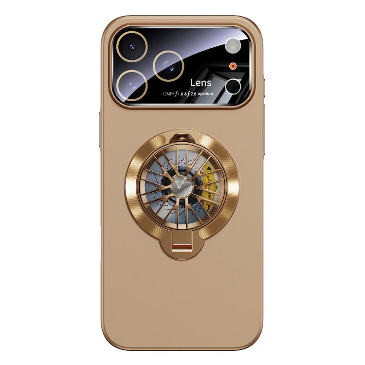เคสโทรศัพท์แม่เหล็กพร้อมขาตั้งไจโรและหน้าต่างกล้องเคลือบ PC สำหรับ iPhone 17 Pro Max, สำหรับ iPhone 17 Pro, สำหรับ iPhone 17, สำหรับ iPhone Air, สำหรับ iPhone 16 Pro Max, สำหรับ iPhone 16 Pro