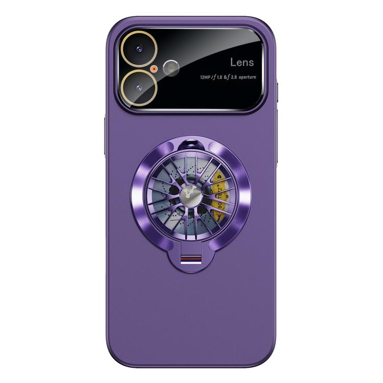 เคสโทรศัพท์แม่เหล็กพร้อมขาตั้งไจโรและหน้าต่างกล้องเคลือบ PC สำหรับ iPhone 17 Pro Max, สำหรับ iPhone 17 Pro, สำหรับ iPhone 17, สำหรับ iPhone Air, สำหรับ iPhone 16 Pro Max, สำหรับ iPhone 16 Pro
