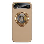 เคสโทรศัพท์แม่เหล็กพร้อมขาตั้งไจโรและหน้าต่างกล้องเคลือบ PC สำหรับ iPhone 17 Pro Max, สำหรับ iPhone 17 Pro, สำหรับ iPhone 17, สำหรับ iPhone Air, สำหรับ iPhone 16 Pro Max, สำหรับ iPhone 16 Pro