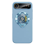 เคสโทรศัพท์แม่เหล็กพร้อมขาตั้งไจโรและหน้าต่างกล้องเคลือบ PC สำหรับ iPhone 17 Pro Max, สำหรับ iPhone 17 Pro, สำหรับ iPhone 17, สำหรับ iPhone Air, สำหรับ iPhone 16 Pro Max, สำหรับ iPhone 16 Pro