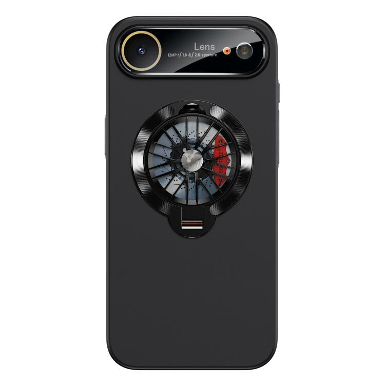 เคสโทรศัพท์แม่เหล็กพร้อมขาตั้งไจโรและหน้าต่างกล้องเคลือบ PC สำหรับ iPhone 17 Pro Max, สำหรับ iPhone 17 Pro, สำหรับ iPhone 17, สำหรับ iPhone Air, สำหรับ iPhone 16 Pro Max, สำหรับ iPhone 16 Pro