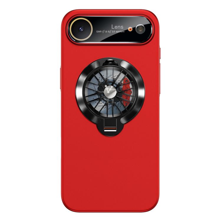 เคสโทรศัพท์แม่เหล็กพร้อมขาตั้งไจโรและหน้าต่างกล้องเคลือบ PC สำหรับ iPhone 17 Pro Max, สำหรับ iPhone 17 Pro, สำหรับ iPhone 17, สำหรับ iPhone Air, สำหรับ iPhone 16 Pro Max, สำหรับ iPhone 16 Pro