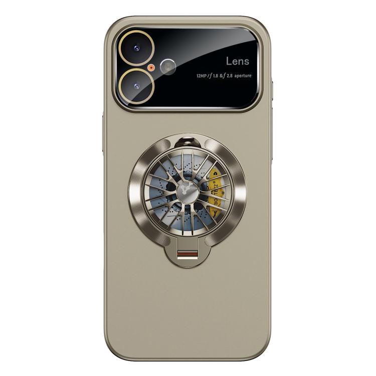 เคสโทรศัพท์แม่เหล็กพร้อมขาตั้งไจโรและหน้าต่างกล้องเคลือบ PC สำหรับ iPhone 16 Plus, สำหรับ iPhone 16, สำหรับ iPhone 15 Pro Max, สำหรับ iPhone 15 Pro, สำหรับ iPhone 15 Plus, สำหรับ iPhone 15