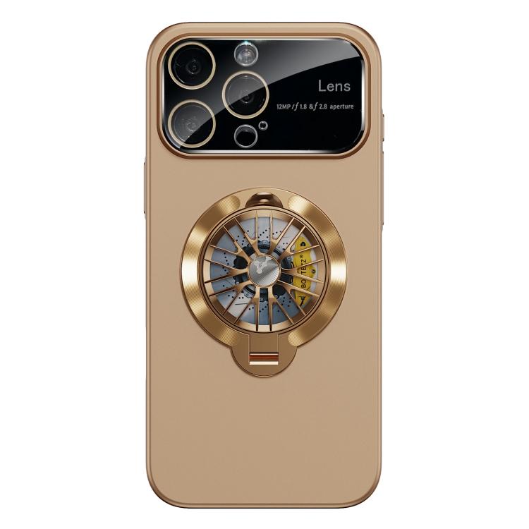 เคสโทรศัพท์แม่เหล็กพร้อมขาตั้งไจโรและหน้าต่างกล้องเคลือบ PC สำหรับ iPhone 16 Plus, สำหรับ iPhone 16, สำหรับ iPhone 15 Pro Max, สำหรับ iPhone 15 Pro, สำหรับ iPhone 15 Plus, สำหรับ iPhone 15