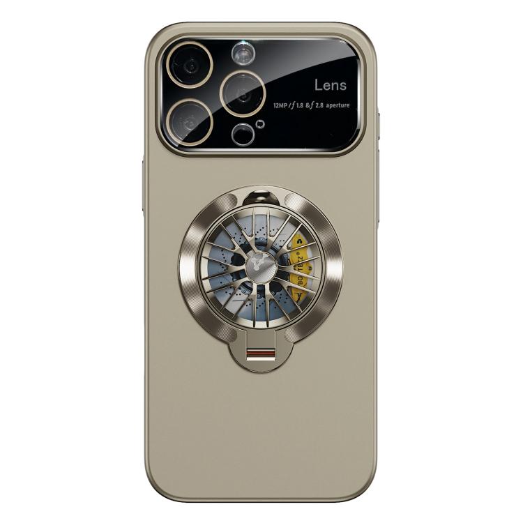 เคสโทรศัพท์แม่เหล็กพร้อมขาตั้งไจโรและหน้าต่างกล้องเคลือบ PC สำหรับ iPhone 16 Plus, สำหรับ iPhone 16, สำหรับ iPhone 15 Pro Max, สำหรับ iPhone 15 Pro, สำหรับ iPhone 15 Plus, สำหรับ iPhone 15