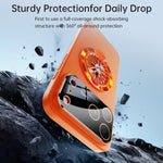 Glaze PC Camera Window Gyro Kickstand Magnetic Phone Case, For iPhone 14 Plus, For iPhone 14, For iPhone 14 Pro, For iPhone 14 Pro Max, For iPhone 13 Pro Max, For iPhone 13 Pro