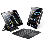 เคสหนังวีแกนแท็บเล็ตพร้อมคีย์บอร์ดไร้สายแม่เหล็กไฟหลัง DUX DUCIS DK Series สำหรับ iPad Pro 13 2025 / 2024, สำหรับ iPad Pro 11 2025 / 2024, สำหรับ iPad 2025 / 2022, สำหรับ iPad Air 11 2025 / 2024, สำหรับ iPad Air 13 2025 / 2024
