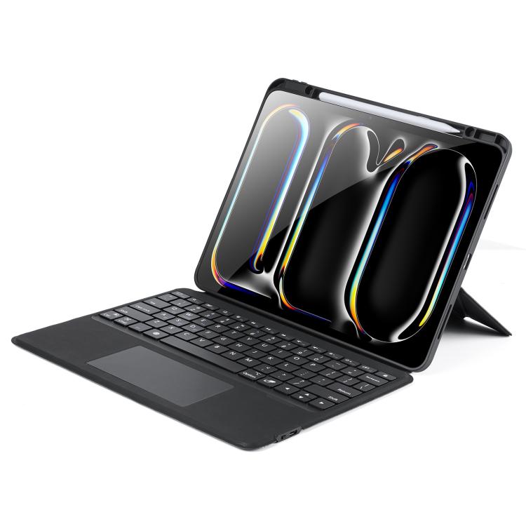 เคสหนังวีแกนแท็บเล็ตพร้อมคีย์บอร์ดไร้สายแม่เหล็กไฟหลัง DUX DUCIS DK Series สำหรับ iPad Pro 13 2025 / 2024, สำหรับ iPad Pro 11 2025 / 2024, สำหรับ iPad 2025 / 2022, สำหรับ iPad Air 11 2025 / 2024, สำหรับ iPad Air 13 2025 / 2024