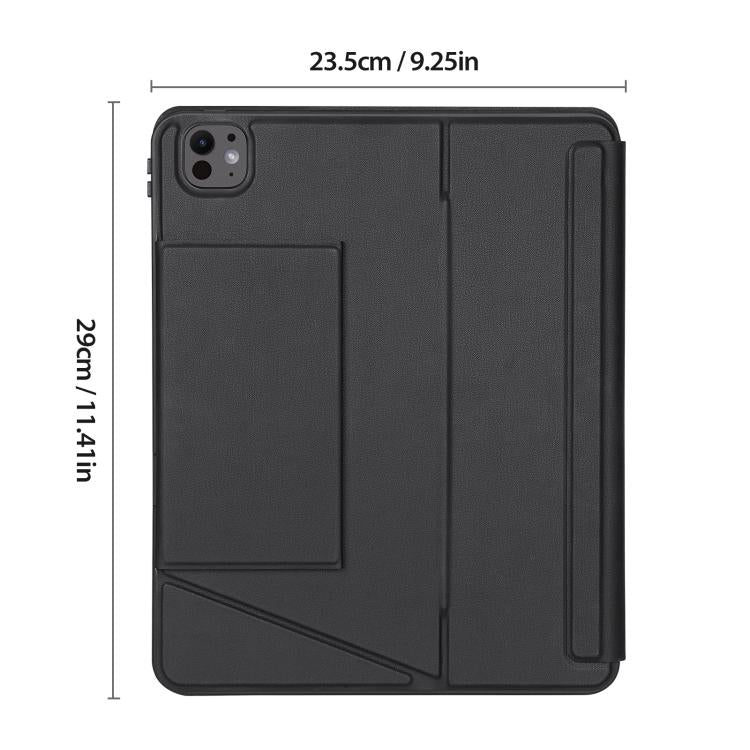 เคสหนังวีแกนแท็บเล็ตพร้อมคีย์บอร์ดไร้สายแม่เหล็กไฟหลัง DUX DUCIS DK Series สำหรับ iPad Pro 13 2025 / 2024, สำหรับ iPad Pro 11 2025 / 2024, สำหรับ iPad 2025 / 2022, สำหรับ iPad Air 11 2025 / 2024, สำหรับ iPad Air 13 2025 / 2024