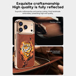 เคสโทรศัพท์หนังวีแกนลายกราฟฟิตีปัก พร้อมโล่แม่เหล็กชุบอิเล็กโทร สำหรับ iPhone 14 Plus, สำหรับ iPhone 14, สำหรับ iPhone 14 Pro, สำหรับ iPhone 14 Pro Max