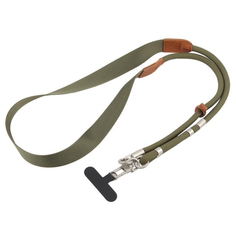 สายคล้องโทรศัพท์แบบปรับได้ ทำจากเชือกโพลีเอสเตอร์ถัก