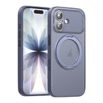 Vegan Leather Magnetic Phone Case with 360 Degrees Rotating Stand, For iPhone 17 Pro Max, For iPhone 17 Pro, For iPhone 17