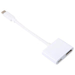 อะแดปเตอร์ USB-C/Type-C เป็น HDMI+USB-C/Type-C 4K/60HZ ดิจิทัล AV, Type-C 4K/60HZ