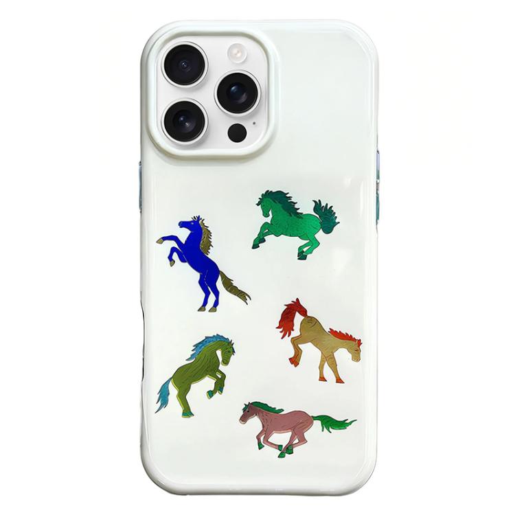 เคสโทรศัพท์ TPU ลาย IMD ขอบโค้ง สำหรับ iPhone 16 Pro Max, สำหรับ iPhone 16 Pro, สำหรับ iPhone 16
