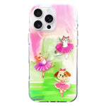 เคสโทรศัพท์ TPU ลาย IMD ขอบโค้ง สำหรับ iPhone 16 Pro Max, สำหรับ iPhone 16 Pro, สำหรับ iPhone 16