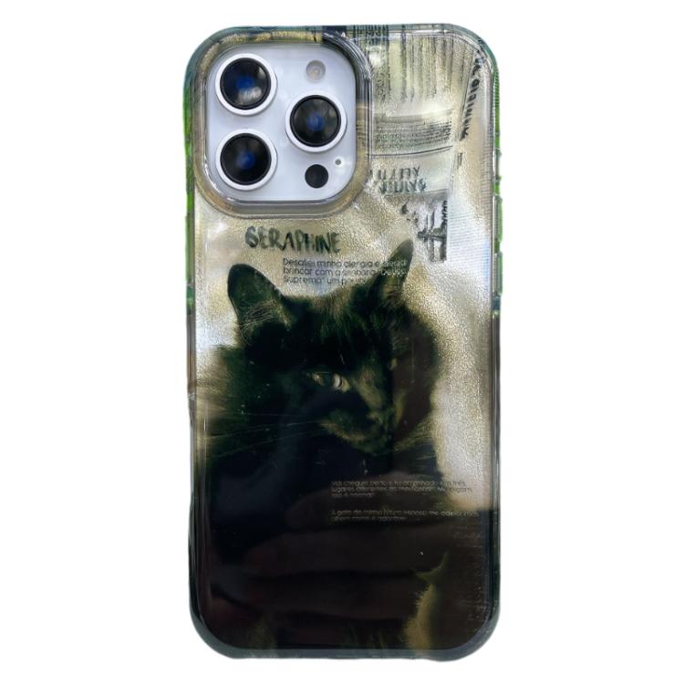 เคสโทรศัพท์ TPU ลาย IMD ขอบโค้ง สำหรับ iPhone 16 Pro Max, สำหรับ iPhone 16 Pro, สำหรับ iPhone 16