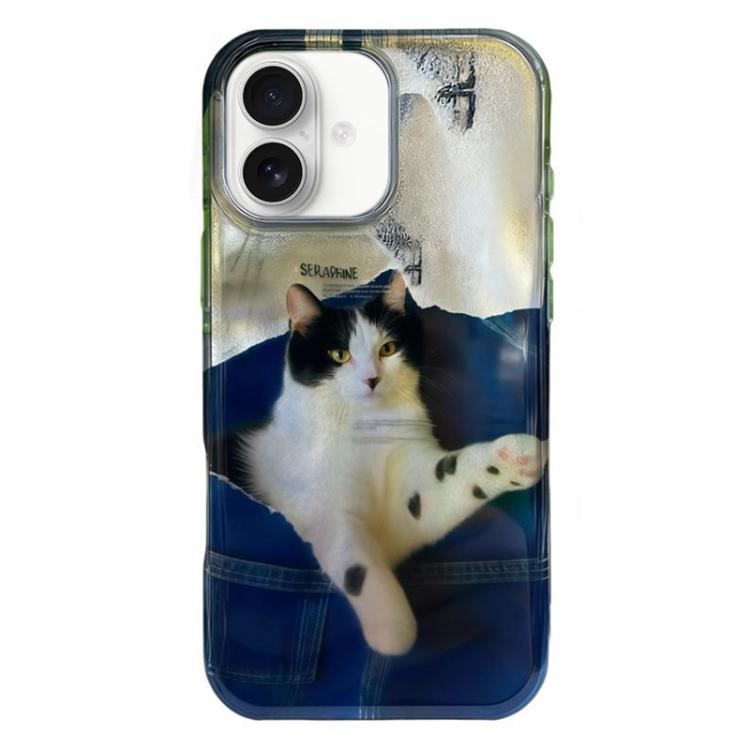 เคสโทรศัพท์ TPU ลาย IMD ขอบโค้ง สำหรับ iPhone 16 Pro Max, สำหรับ iPhone 16 Pro, สำหรับ iPhone 16