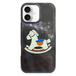 เคสโทรศัพท์ TPU ลาย IMD ขอบโค้ง สำหรับ iPhone 16 Pro Max, สำหรับ iPhone 16 Pro, สำหรับ iPhone 16