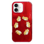 เคสโทรศัพท์ TPU ลาย IMD ขอบโค้ง สำหรับ iPhone 16 Pro Max, สำหรับ iPhone 16 Pro, สำหรับ iPhone 16