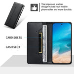 กระเป๋าโทรศัพท์หนังวีแกน RFID ปิดด้วยแม่เหล็กพร้อมเส้นเย็บ สำหรับ iPhone X / XS, สำหรับ iPhone XR, สำหรับ iPhone XS Max, สำหรับ iPhone 8 Plus / 7 Plus
