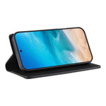 กระเป๋าโทรศัพท์หนังวีแกน RFID ปิดด้วยแม่เหล็กพร้อมเส้นเย็บ สำหรับ iPhone X / XS, สำหรับ iPhone XR, สำหรับ iPhone XS Max, สำหรับ iPhone 8 Plus / 7 Plus