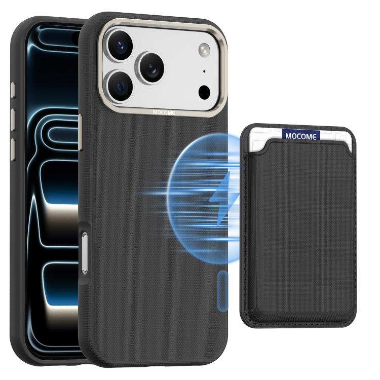 เคสโทรศัพท์ Mocome แบบกระเป๋าใส่บัตรแม่เหล็ก สำหรับ iPhone 17 Pro Max, สำหรับ iPhone 17 Pro