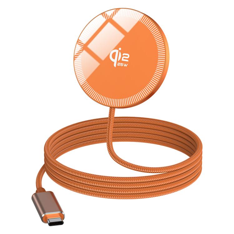 QI2 ชาร์จเจอร์ไร้สายแม่เหล็กแบบพกพา 25W USB-C / Type-C