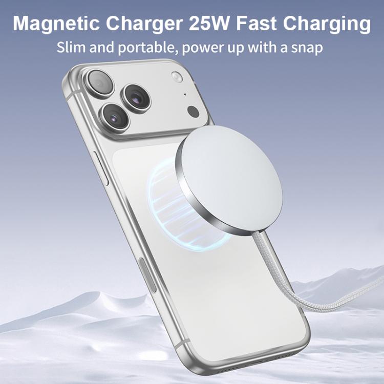 QI2 ชาร์จเจอร์ไร้สายแม่เหล็กแบบพกพา 25W USB-C / Type-C
